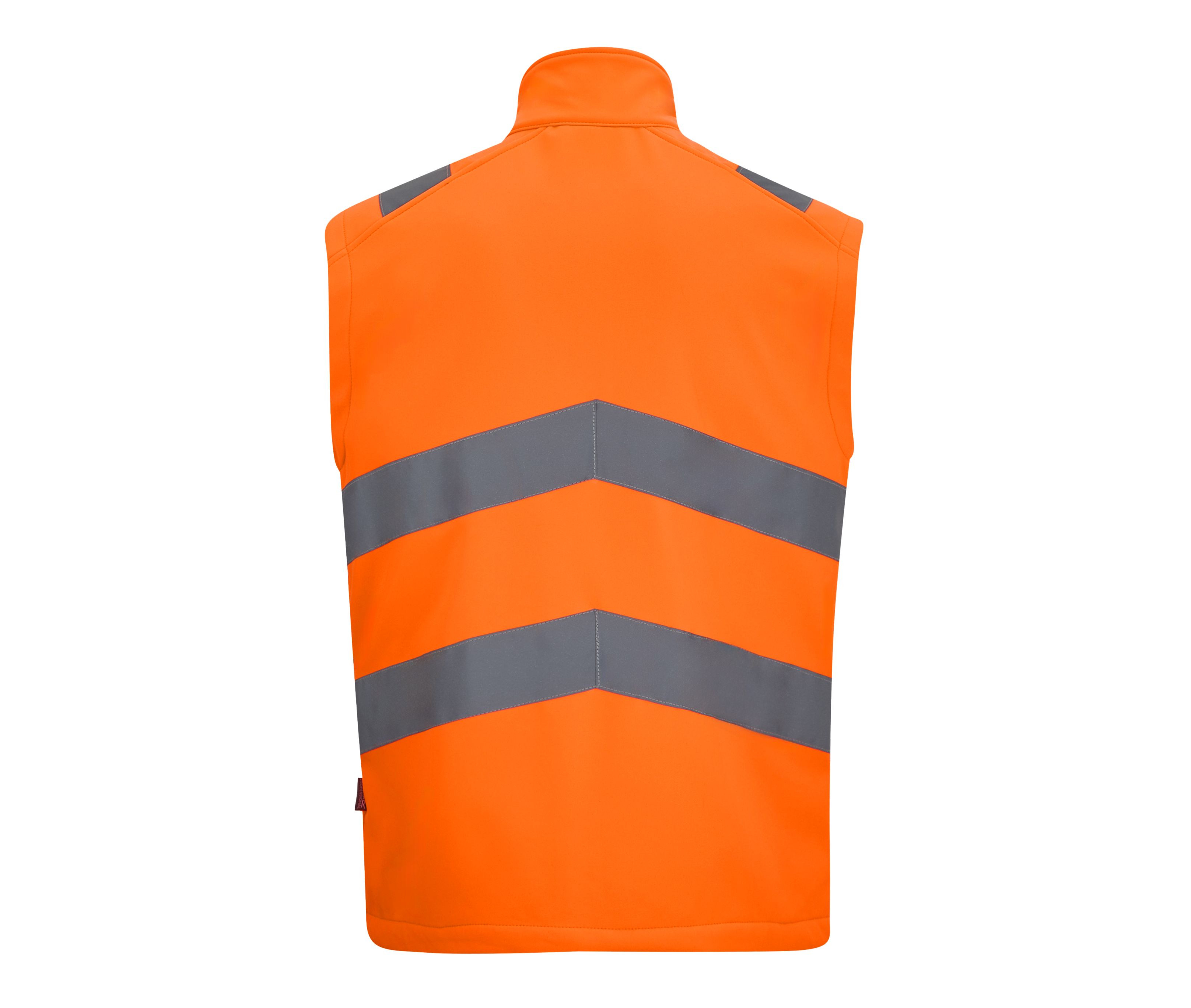 HI-VIS PRO CONTRACT ABLAZE SOFTSHELL BODYWARMER