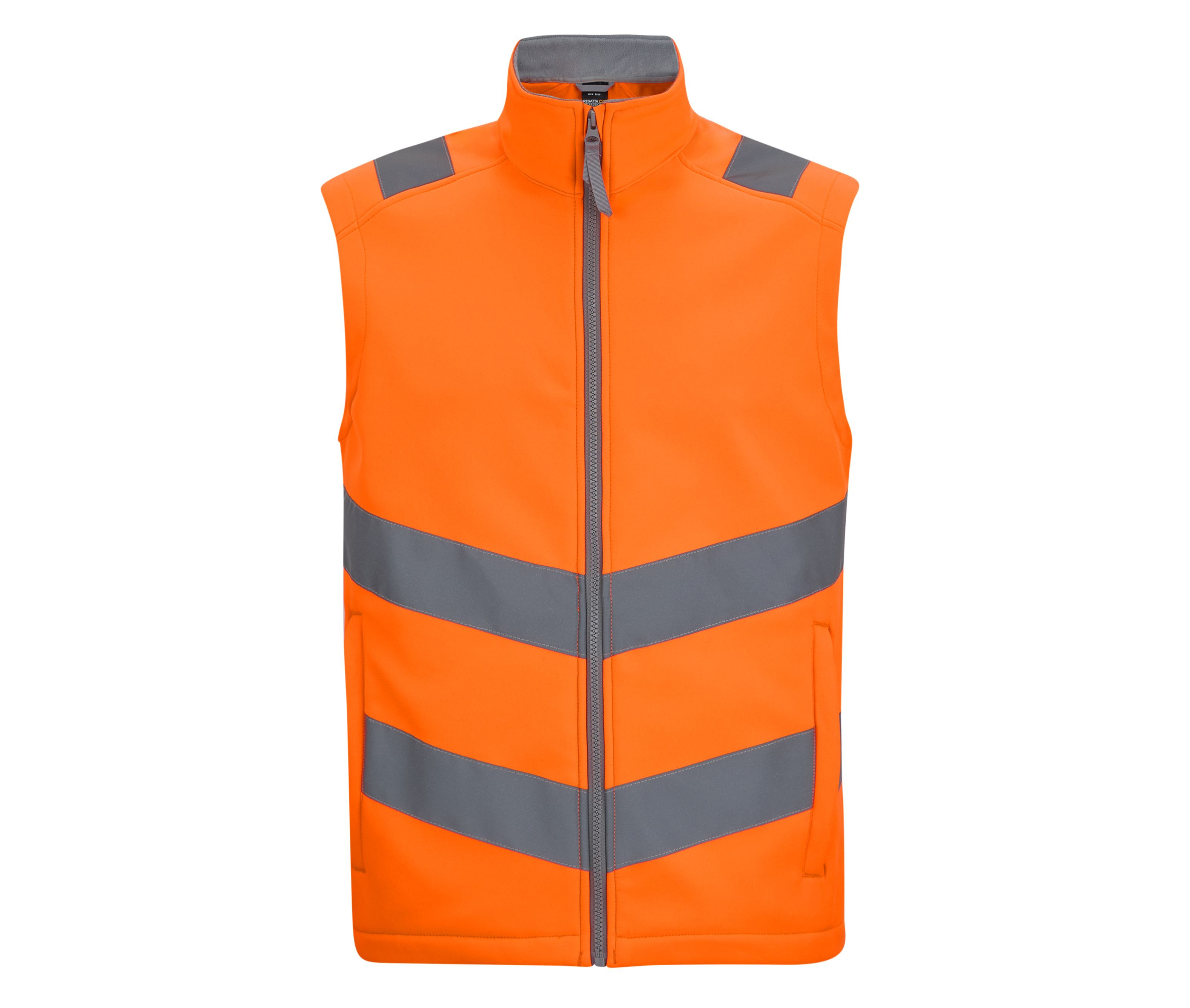 HI-VIS PRO CONTRACT ABLAZE SOFTSHELL BODYWARMER