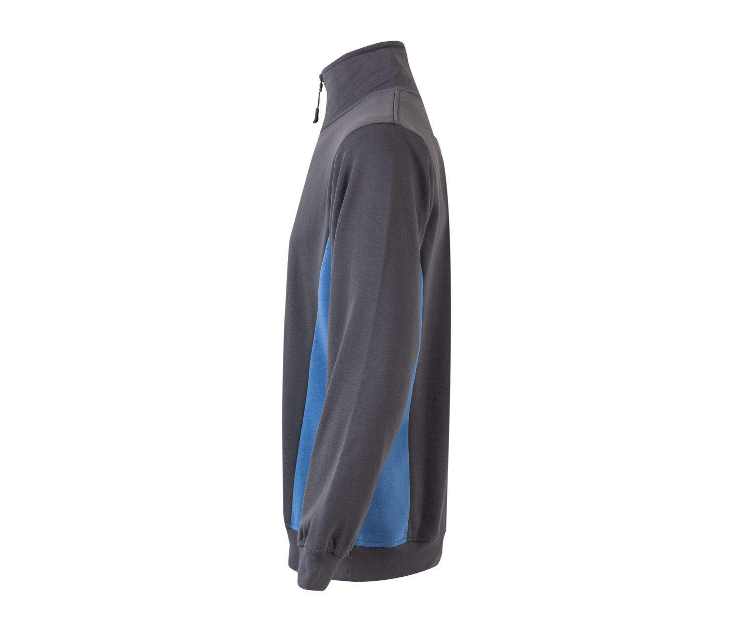 SWEAT BICOLORE COL ZIPPÉ