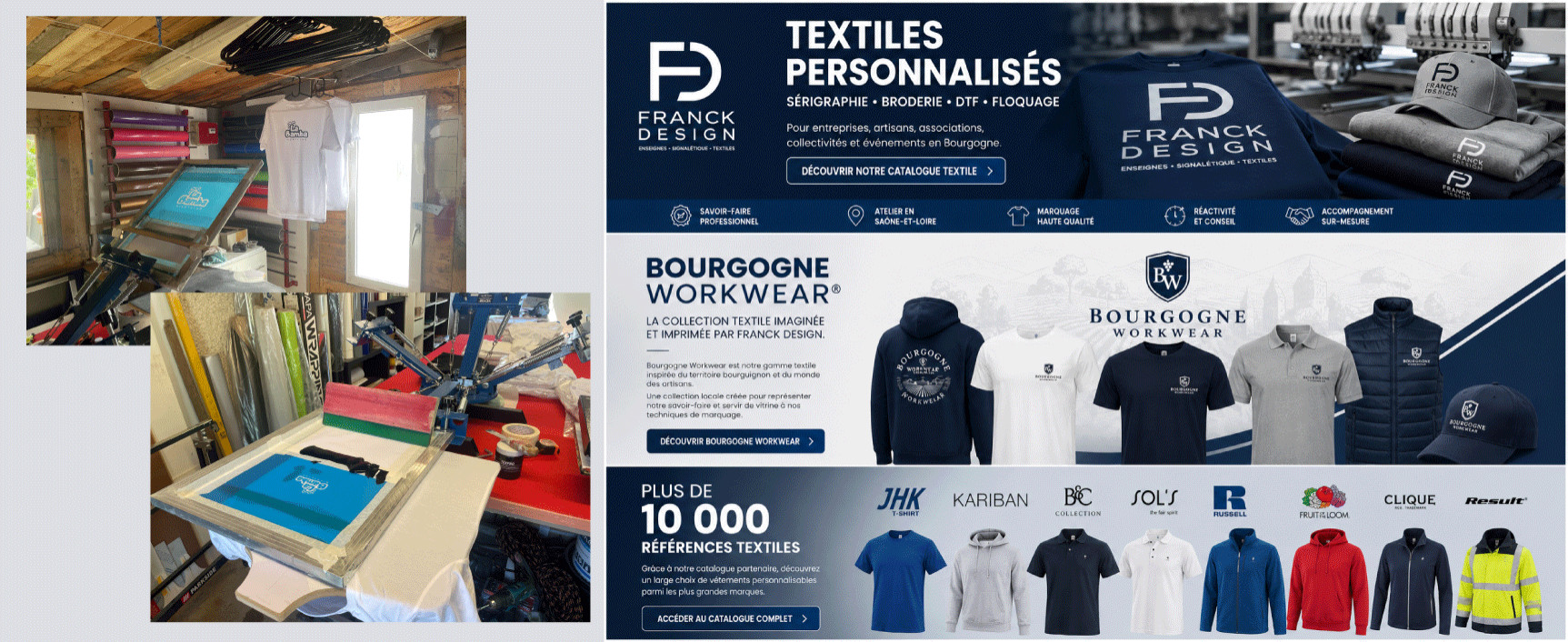 POURQUOI CHOISIR FRANCK DESIGN ? CRÉATION • FABRICATION • PERSONNALISATION